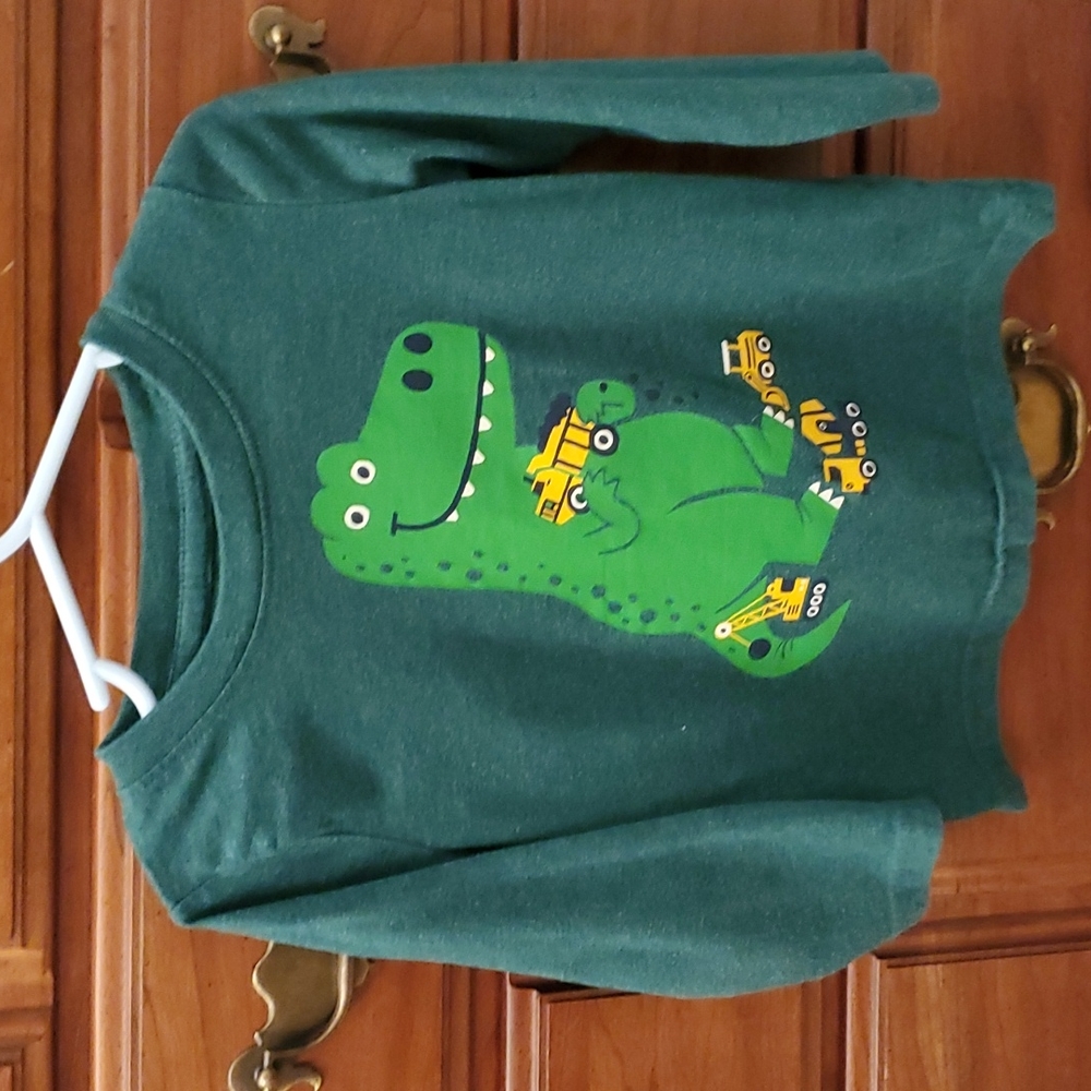 Dino Construction Long Sleeve Tee